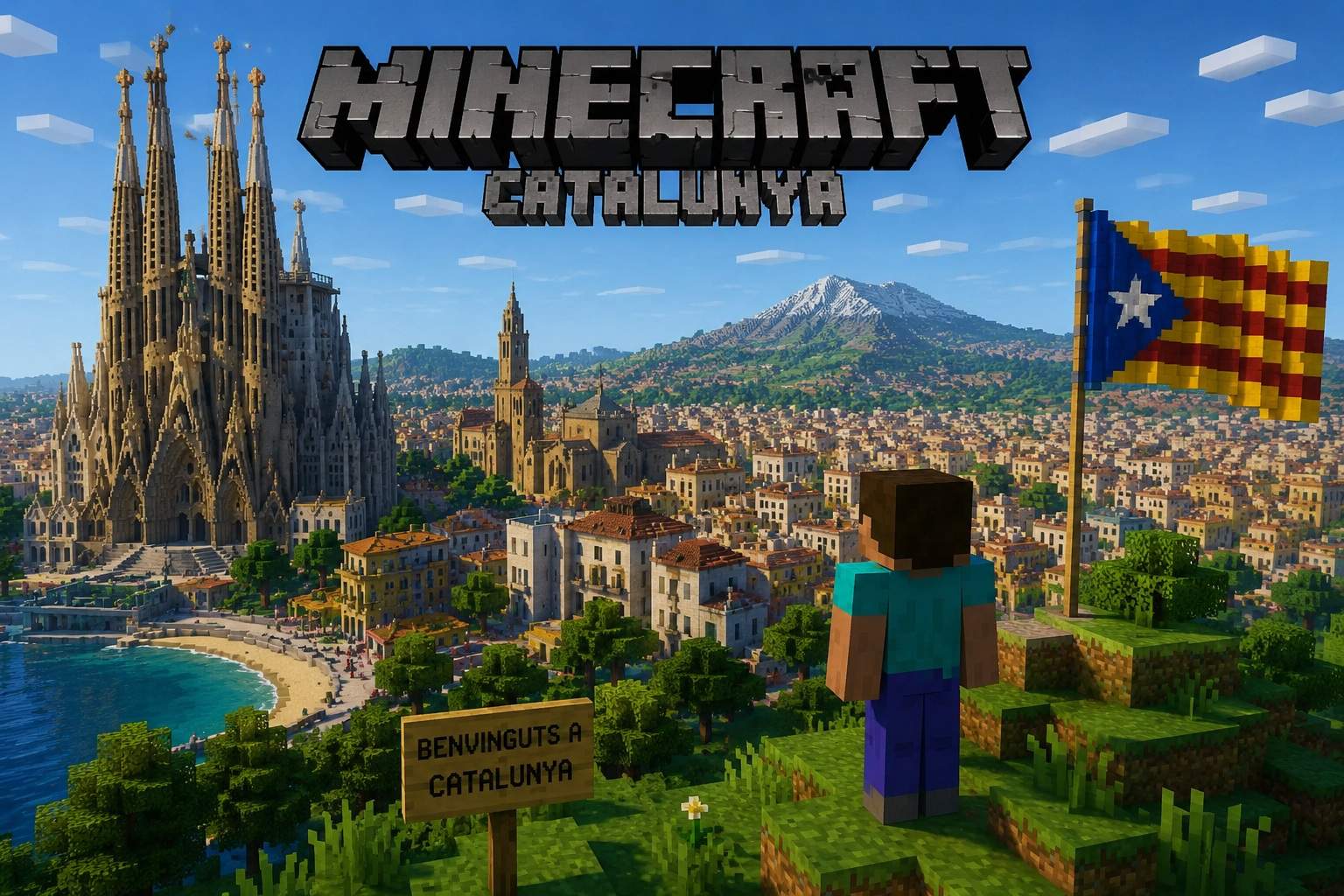Viure en una Catalunya paral·lela: el servidor de Minecraft que recrea els municipis catalans