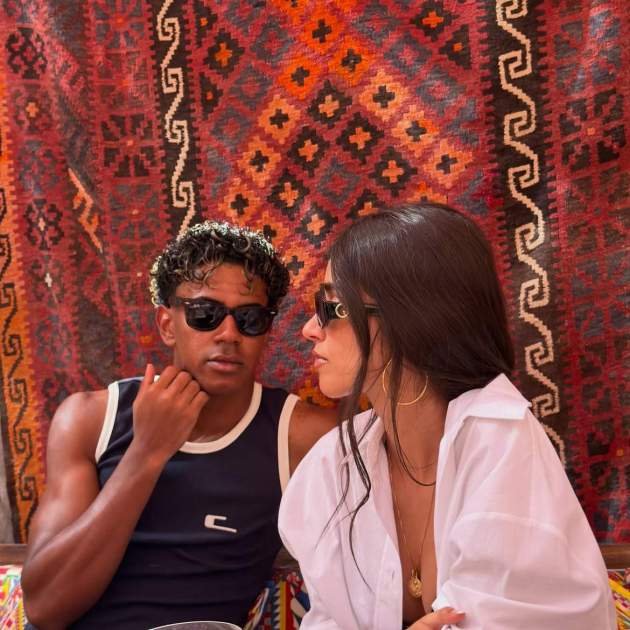 Lamine Yamal i Inés García durant les seves vacances / Instagram Lamine Yamal i Inés García durant les seves vacances / Instagram