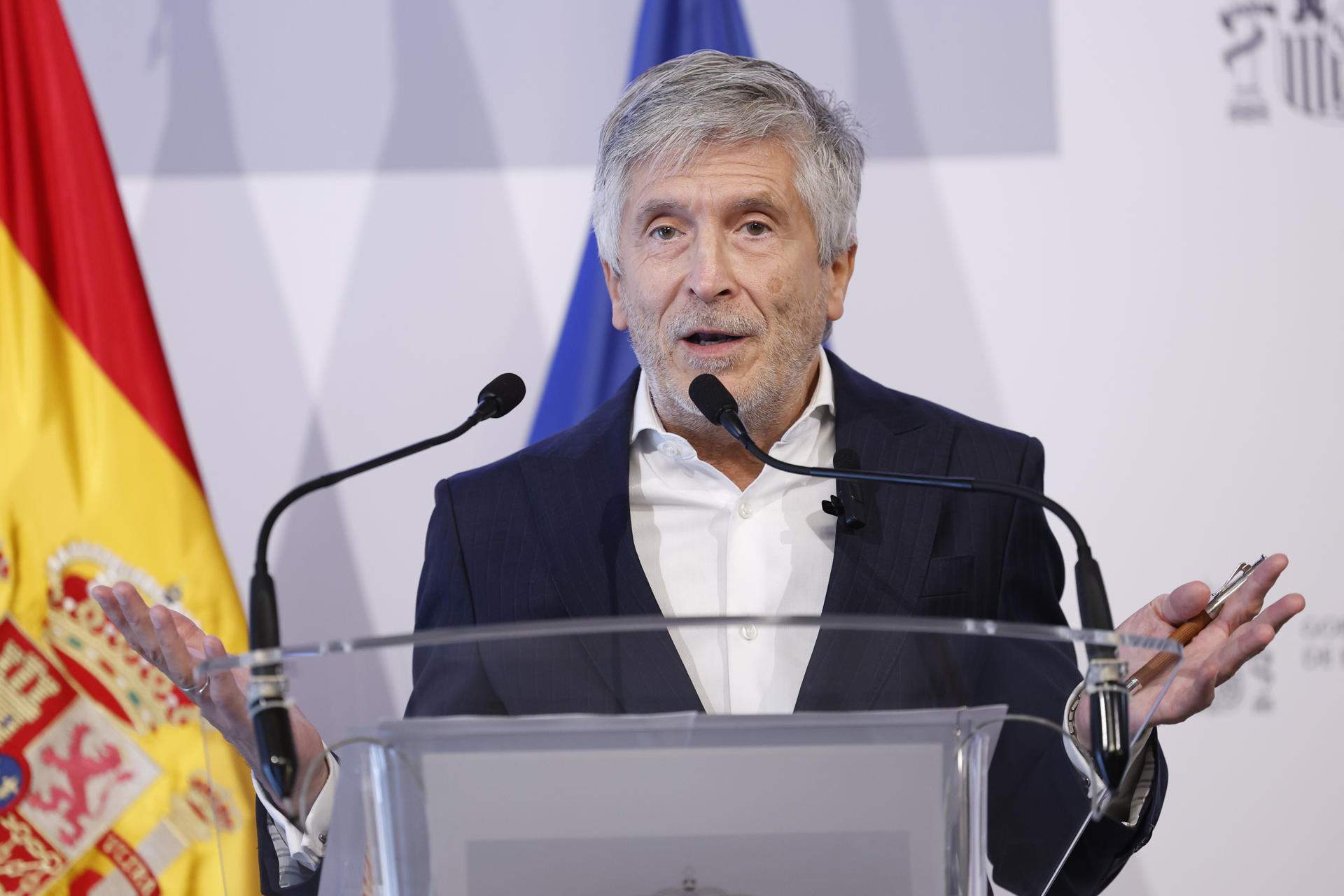Marlaska elogia el CNI però reitera que no va rebre cap avís sobre l'entrada massiva a Ceuta