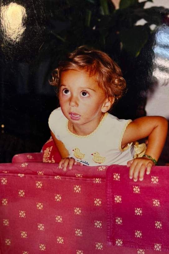 Andrea Janeiro quan era petita / Instagram Andrea Janeiro quan era petita / Instagram