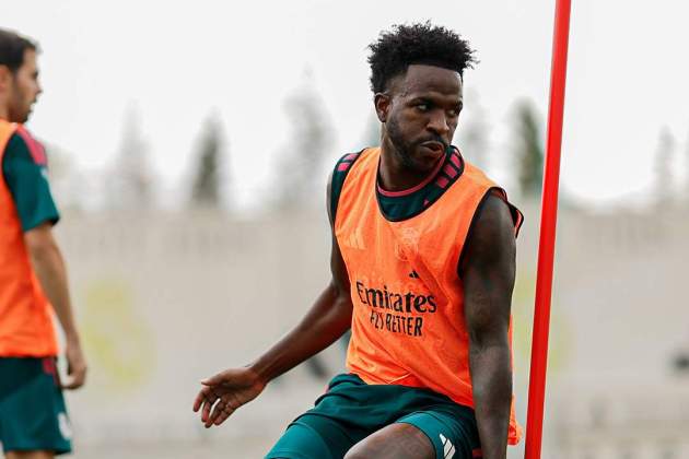 Vinícius entrenamiento Real Madrid / Foto: Real Madrid Vinícius entrenamiento Real Madrid / Foto: Real Madrid