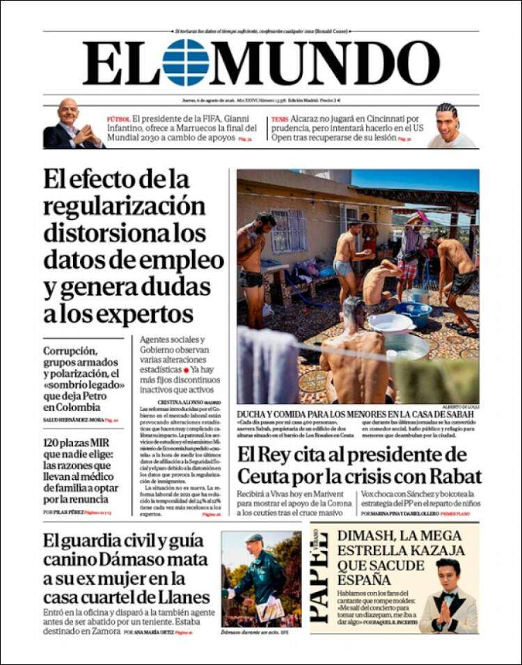 'El Mundo', 6 de juliol de 2026 'El Mundo', 6 de juliol de 2026