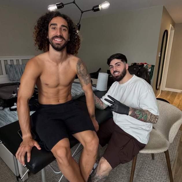Marc Cucurella compleix la seva promesa / Instagram