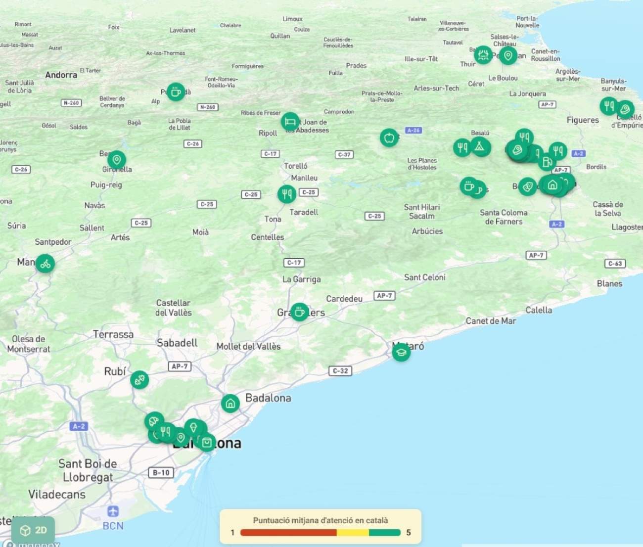 Nace Tenimllengua, una web para identificar comercios comprometidos con el catalán