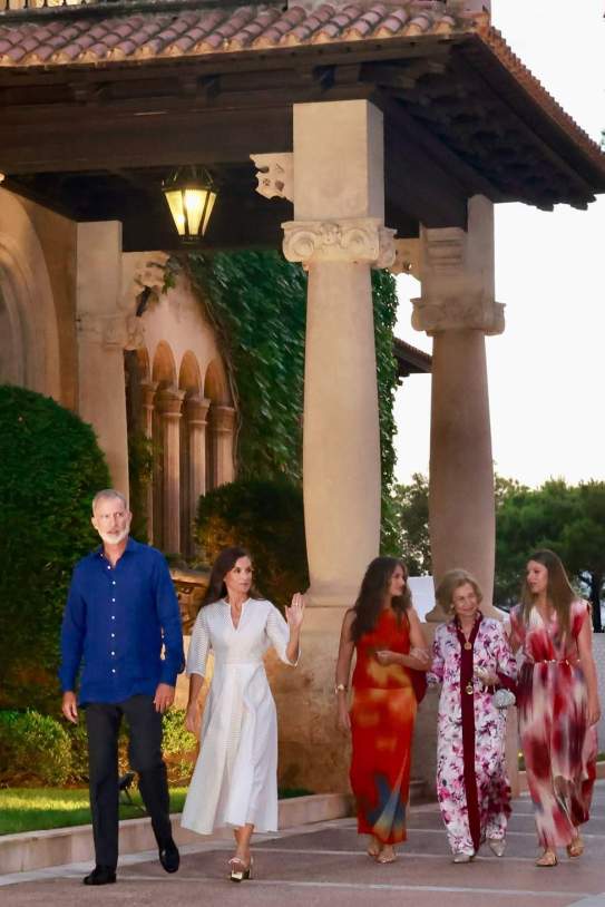 La família reial arribant a Marivent / Instagram La família reial arribant a Marivent / Instagram