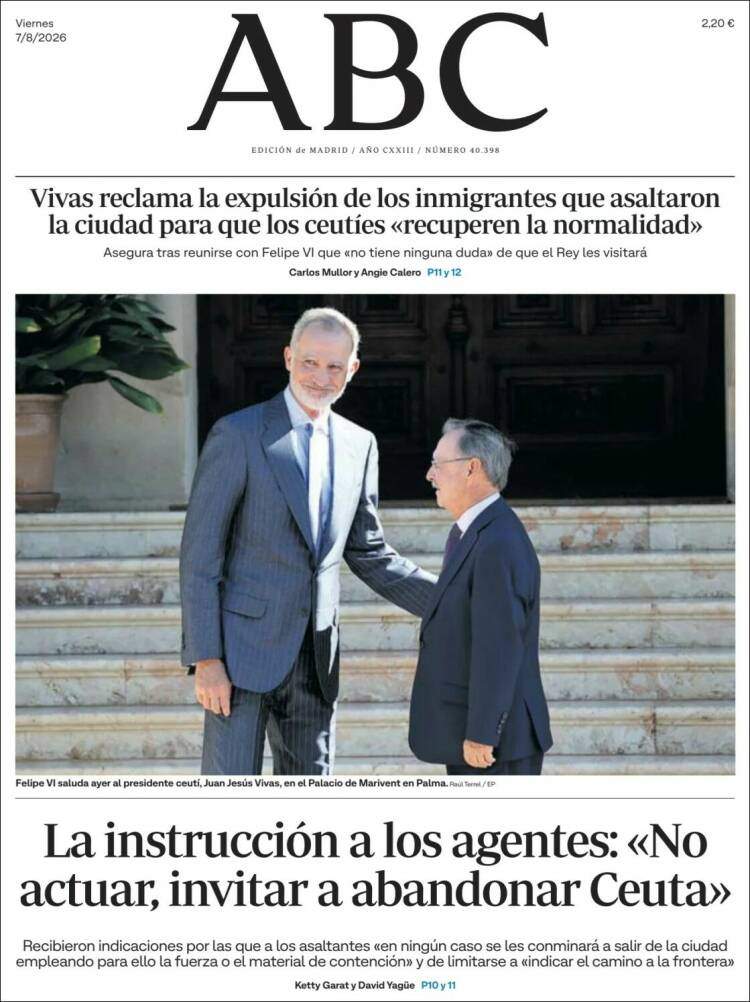 'ABC', 7 de juliol de 2026 'ABC', 7 de juliol de 2026