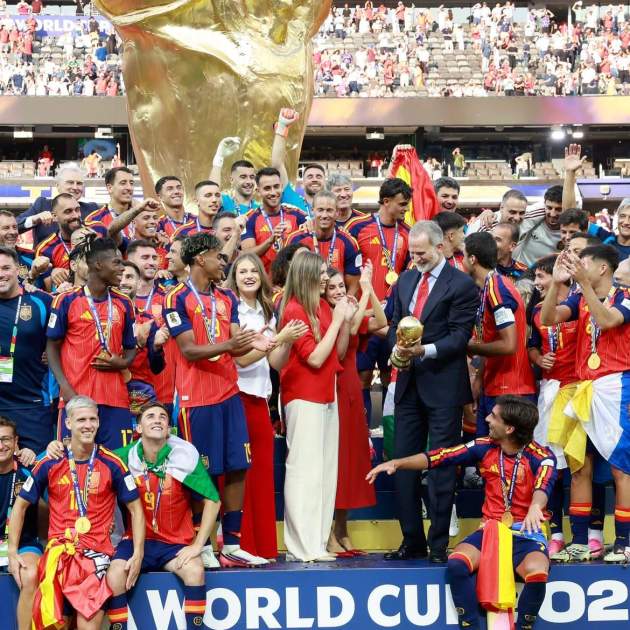 La família reial el dia de la victòria de la selecció espanyola / Instagram La família reial el dia de la victòria de la selecció espanyola / Instagram