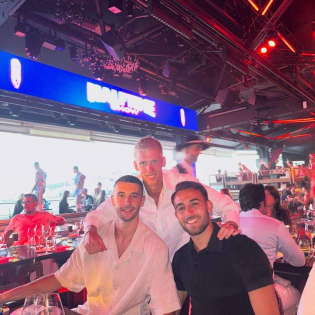 Dani Olmo, Eric Garcia i Joan Garcia a Eivissa / Instagram Dani Olmo, Eric Garcia i Joan Garcia a Eivissa / Instagram