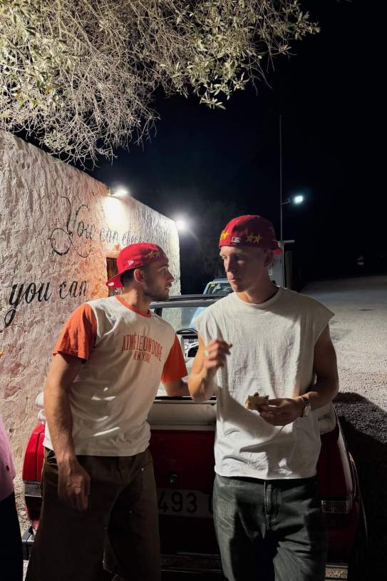 Eric García i Dani Olmo a la festa de Two Jeys / Instagram Eric García i Dani Olmo a la festa de Two Jeys / Instagram
