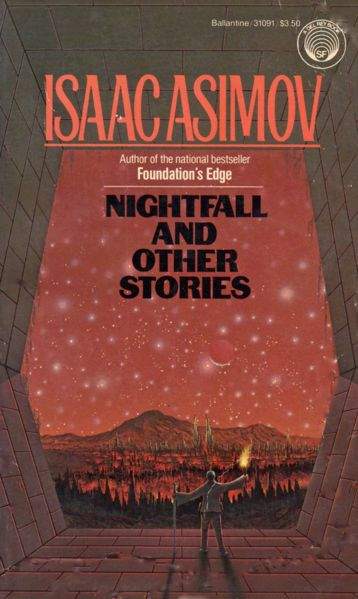 Portada de la edición que recoge la novela corta 'Nightfall' / Rick Sternbach Portada de la edición que recoge la novela corta 'Nightfall' / Rick Sternbach