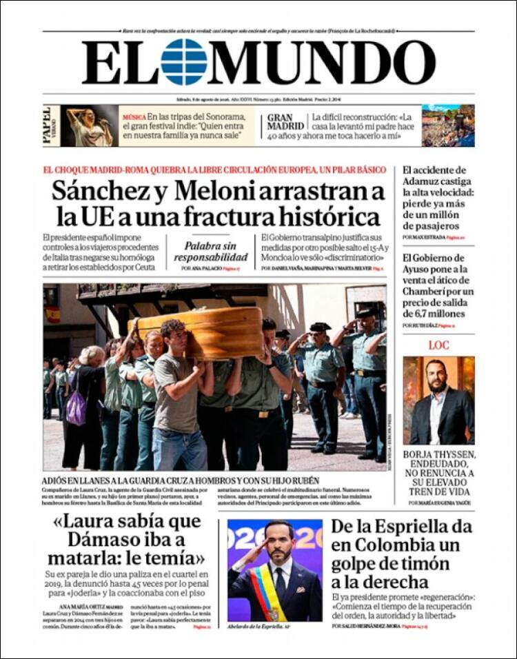 'El Mundo' 8 'El Mundo' 8