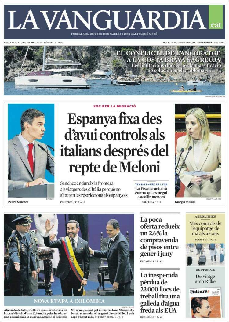 'La Vanguardia' 8 'La Vanguardia' 8