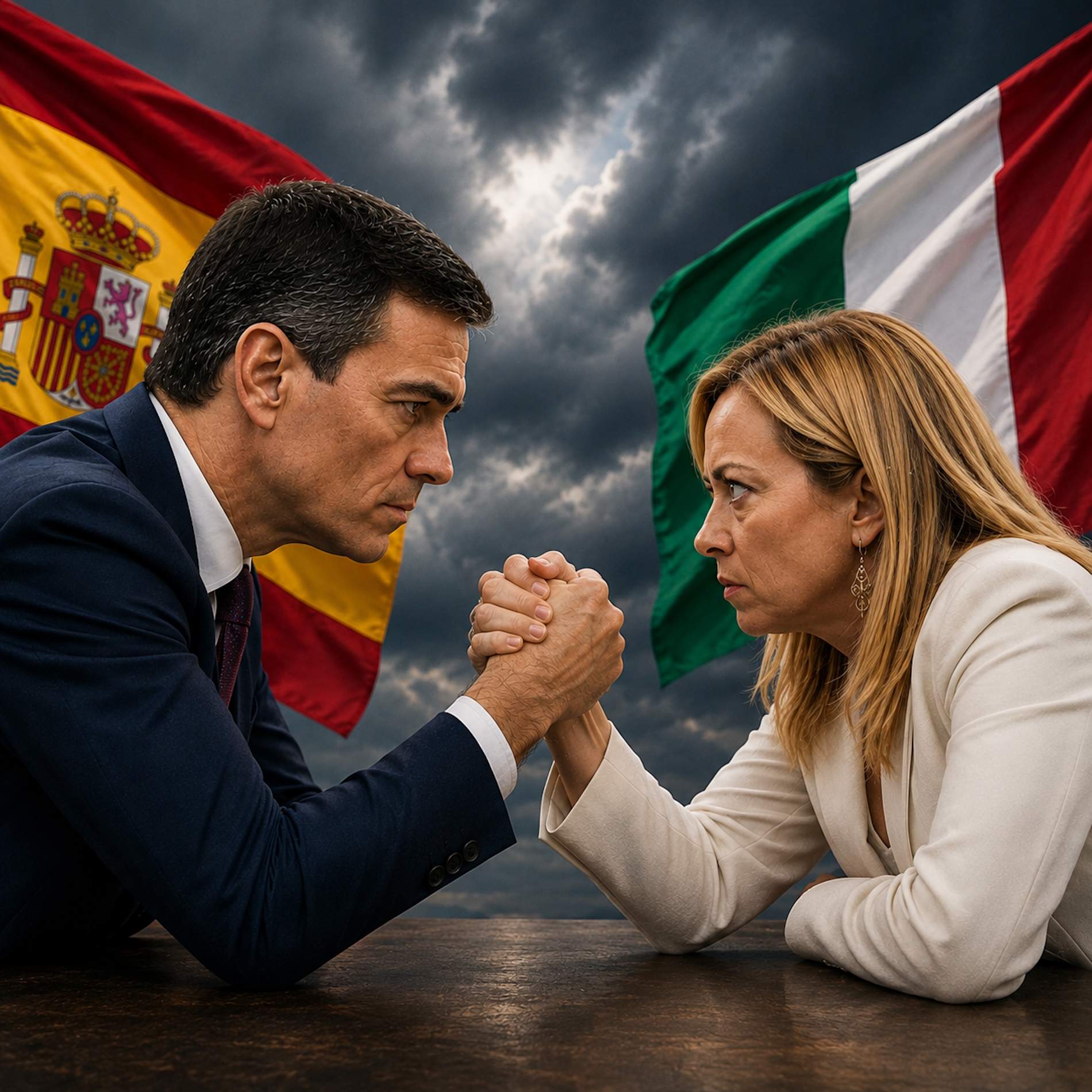 El pols diplomàtic de Sánchez i Meloni travessa les fronteres i les portades