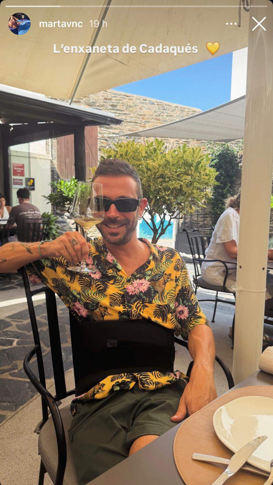 Les vacances de Xavier Canalias a Cadaqués / Instagram Les vacances de Xavier Canalias a Cadaqués / Instagram