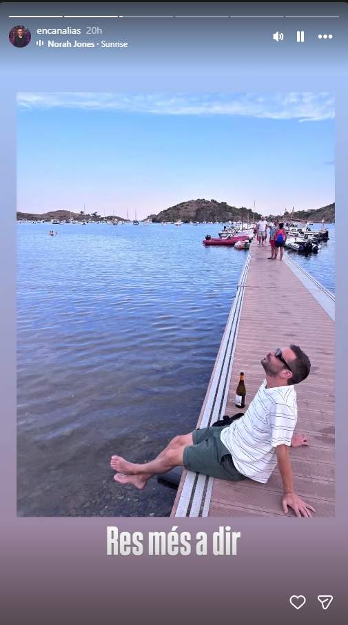 Xavier Canalias de vacances a Cadaquès / Instagram Xavier Canalias de vacances a Cadaquès / Instagram