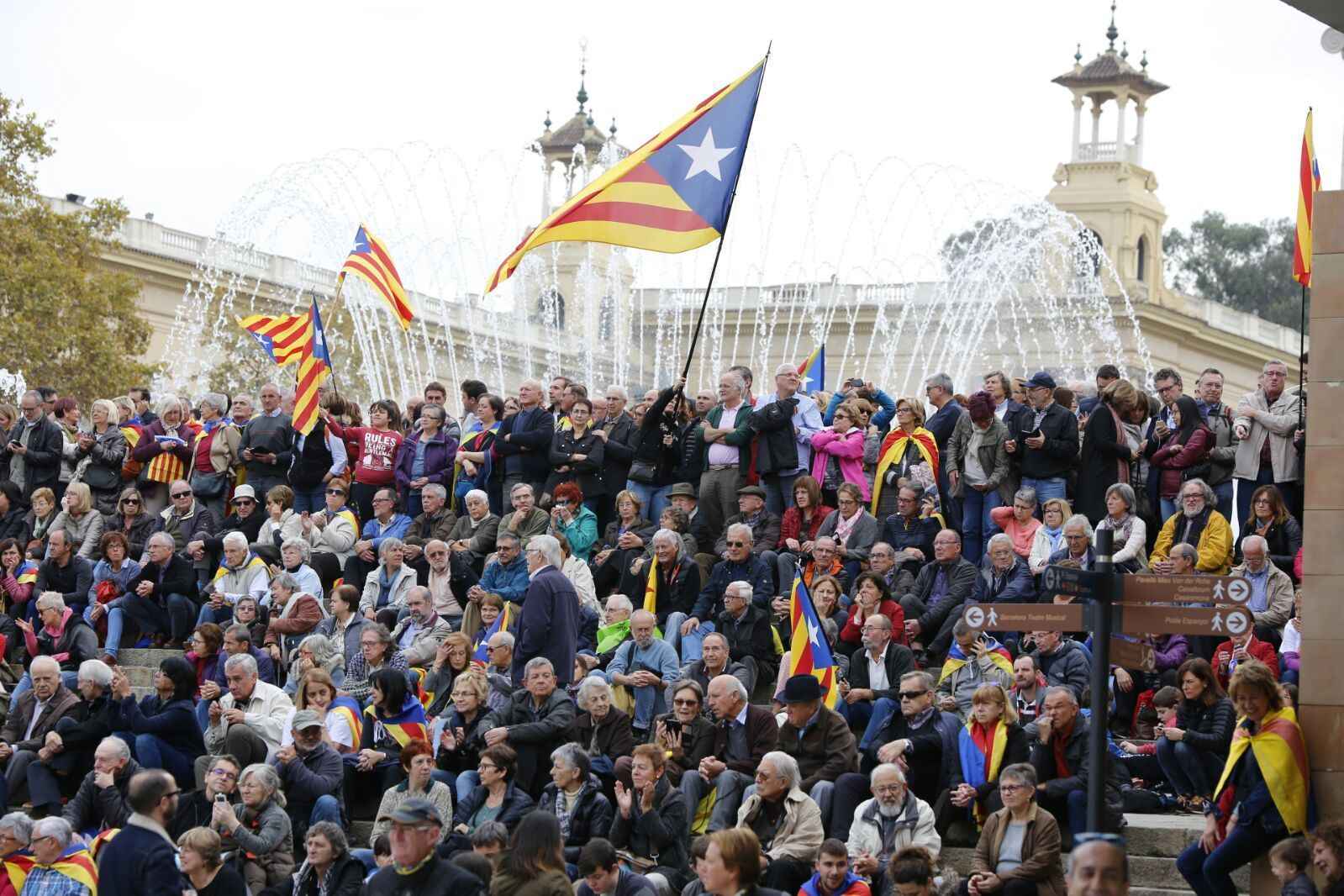 El soberanismo se reencuentra en Barcelona