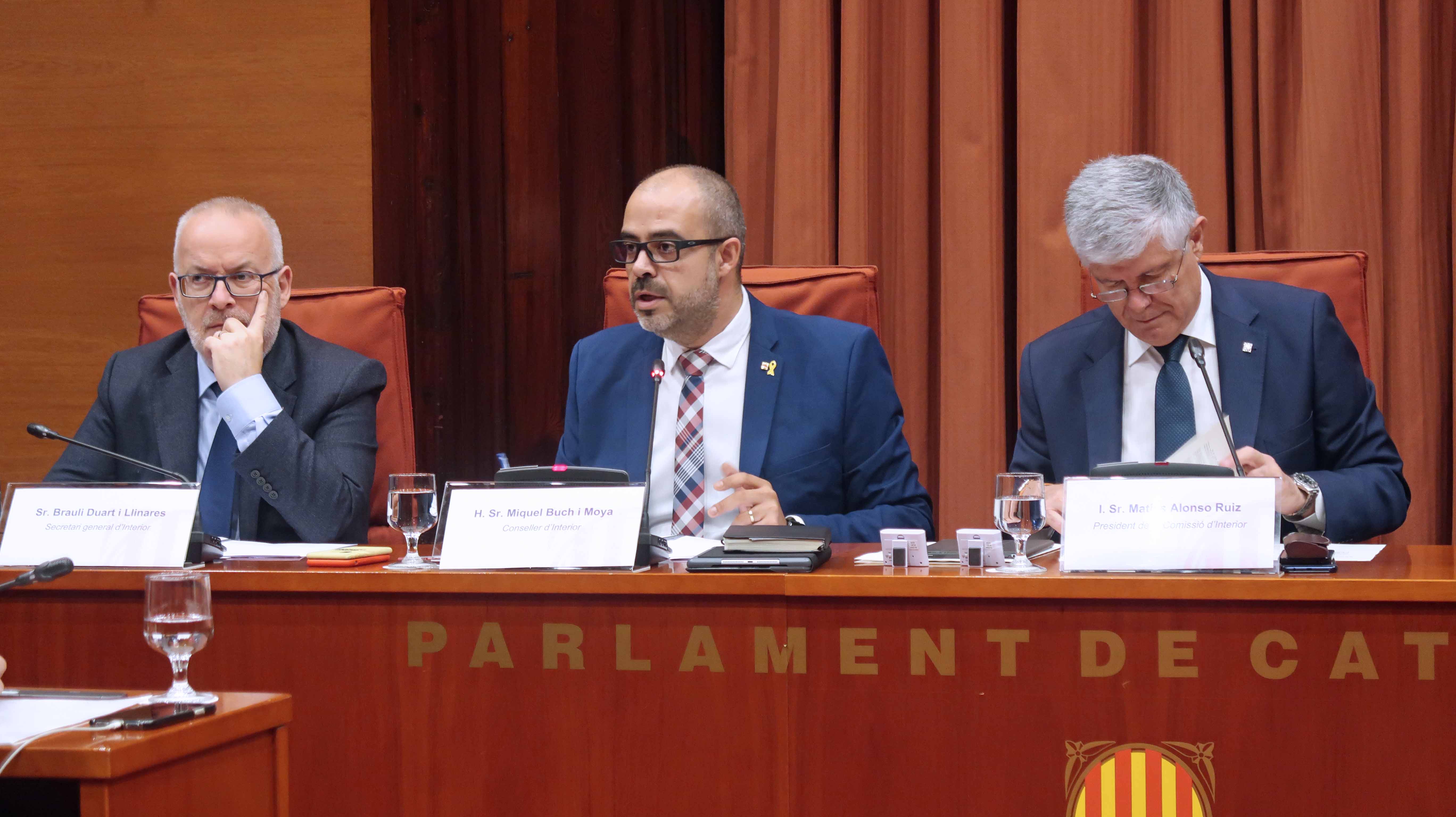 Ciutadans denuncia “tracte de favor” cap a Trapero, i Buch els insta a demostrar-ho