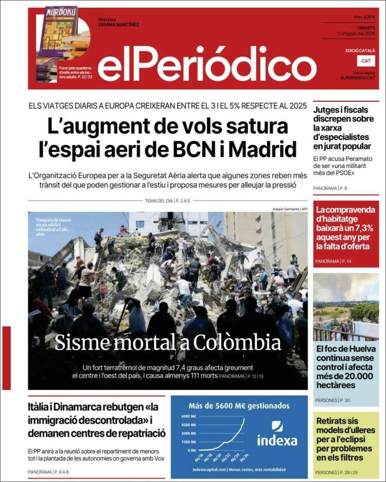 'El Periódico', 11 d'agost de 2026