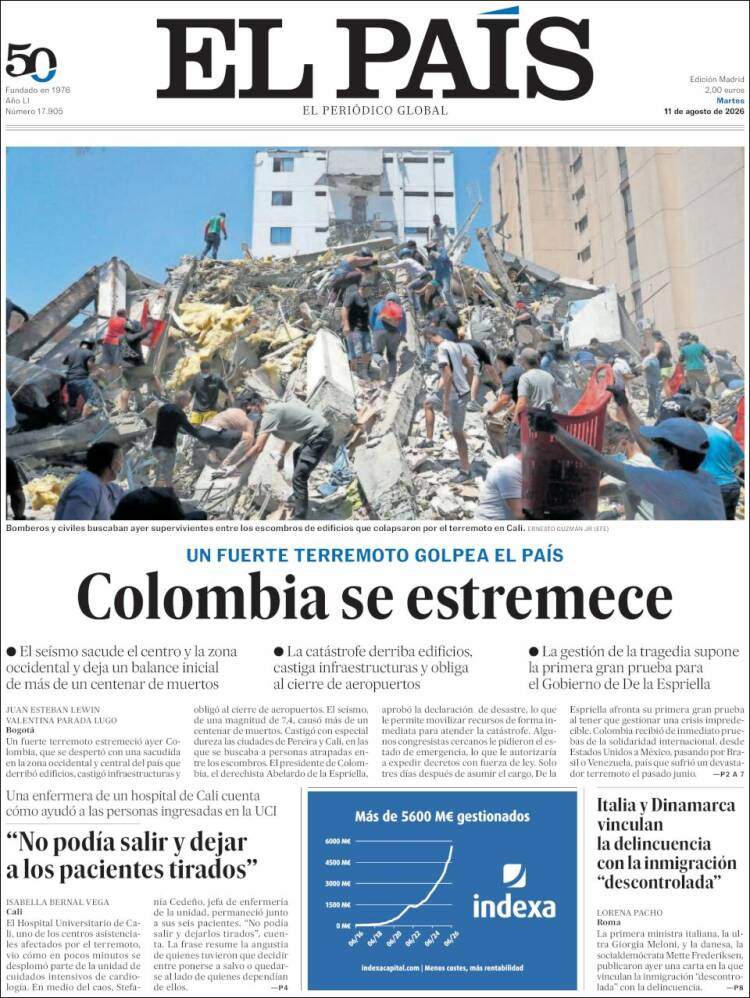 'El País', 11 d'agost de 2026