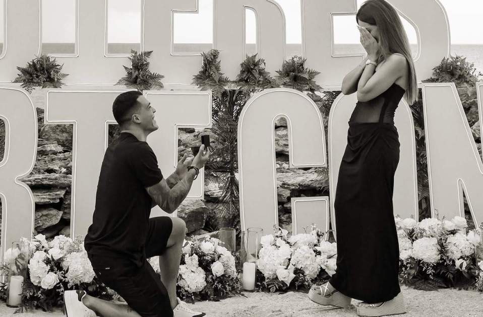 Pedro Porro li demana matrimoni a María Hurtado / Instagram Pedro Porro li demana matrimoni a María Hurtado / Instagram