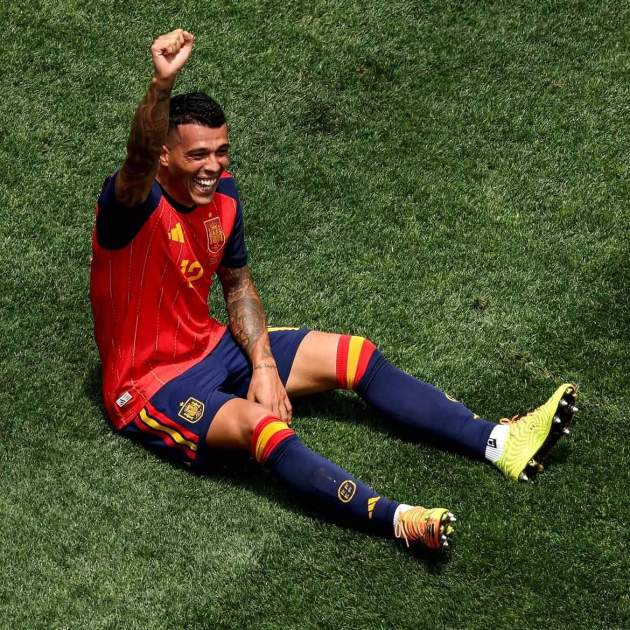 La celebració de Pedro Porro durant el Mundial / Instagram La celebració de Pedro Porro durant el Mundial / Instagram