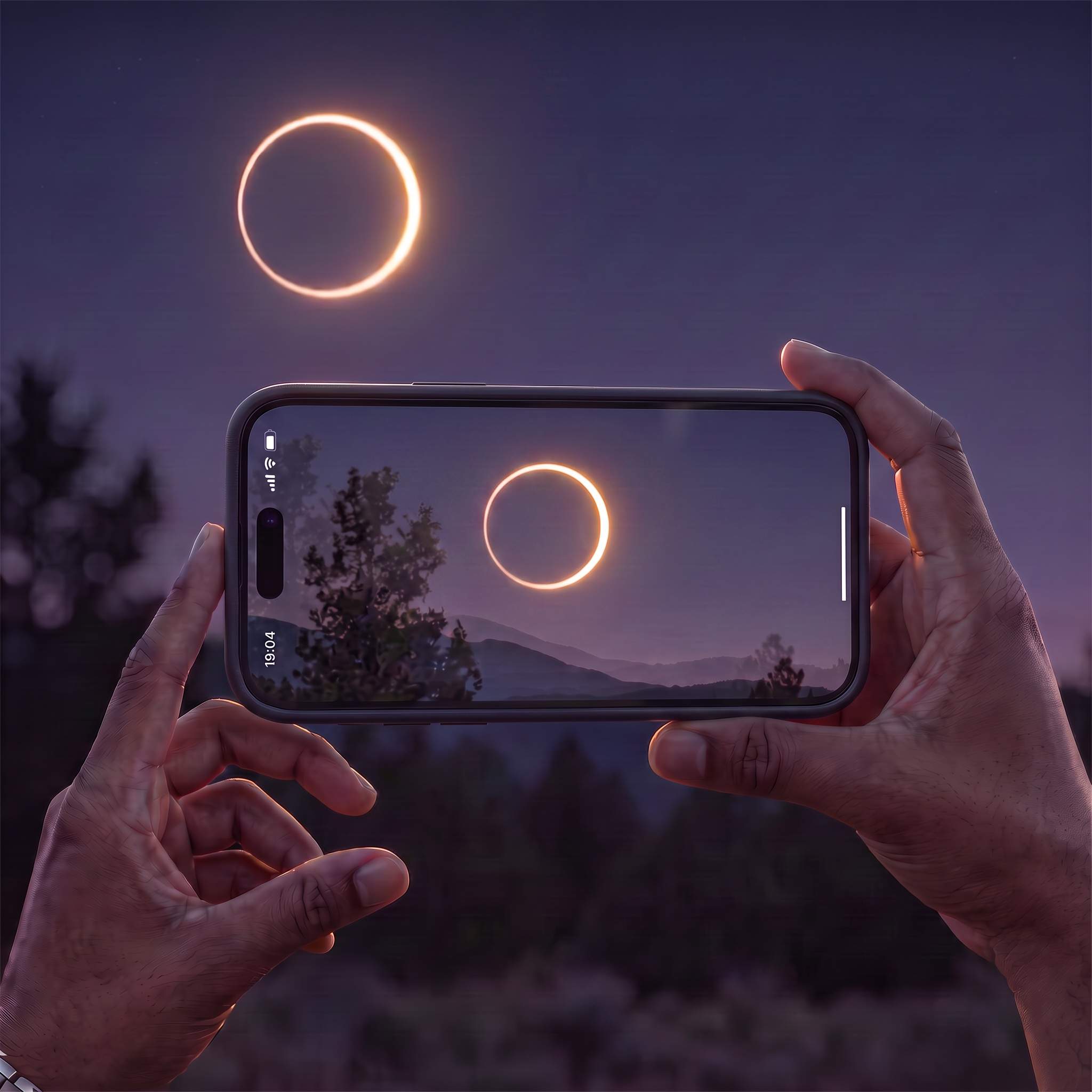 Fer una foto de l'eclipsi amb el teu mòbil podria trencar la càmera: així pots fer-la de forma segura