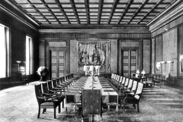 Bundesarchiv Bild 146 1985 064 29A, Berlin, Neue Reichskanzlei, Reichskabinettsaal Bundesarchiv Bild 146 1985 064 29A, Berlin, Neue Reichskanzlei, Reichskabinettsaal