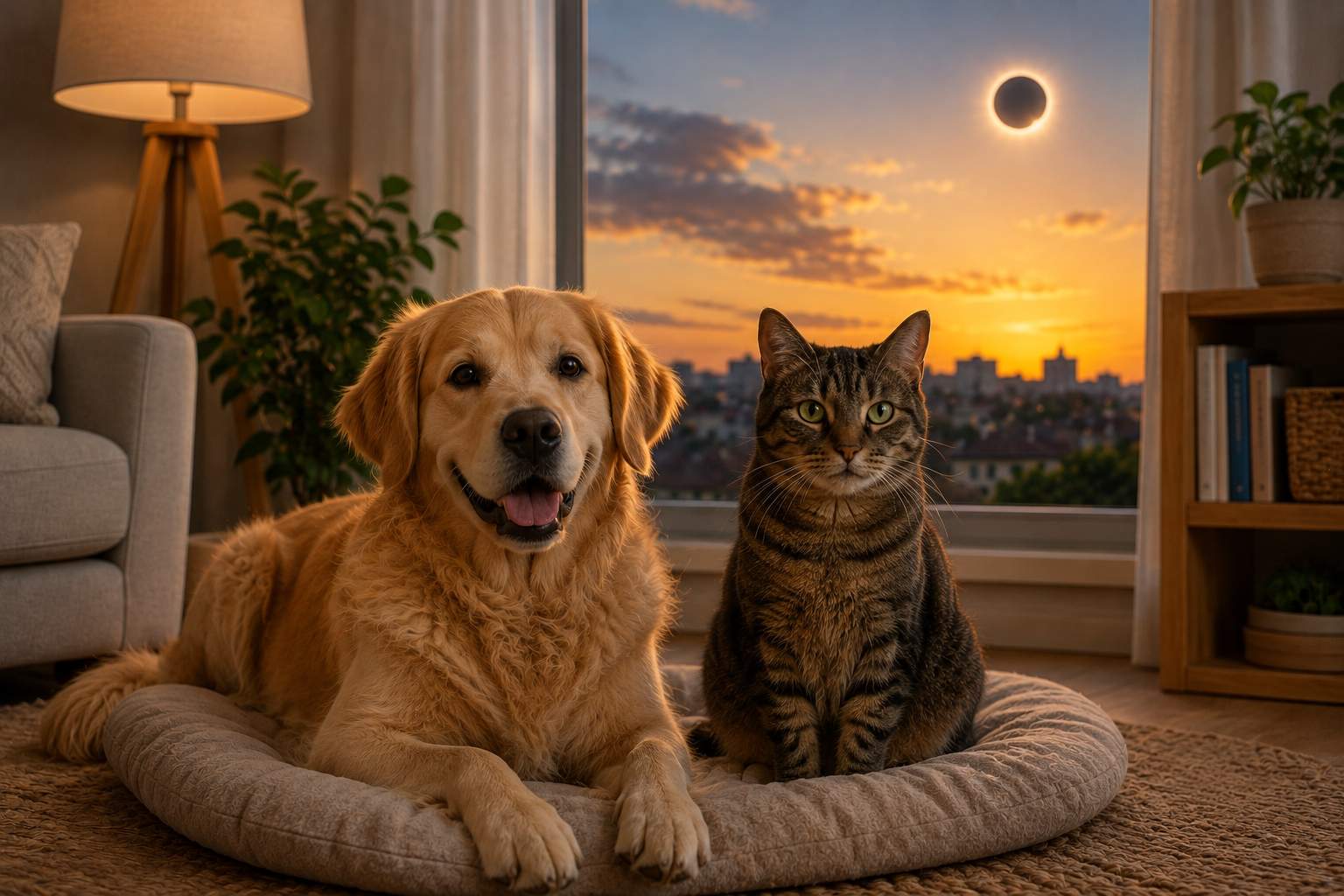 Com afecta l'eclipsi als animals de companyia i què cal fer i què no? El principal perill no és el Sol