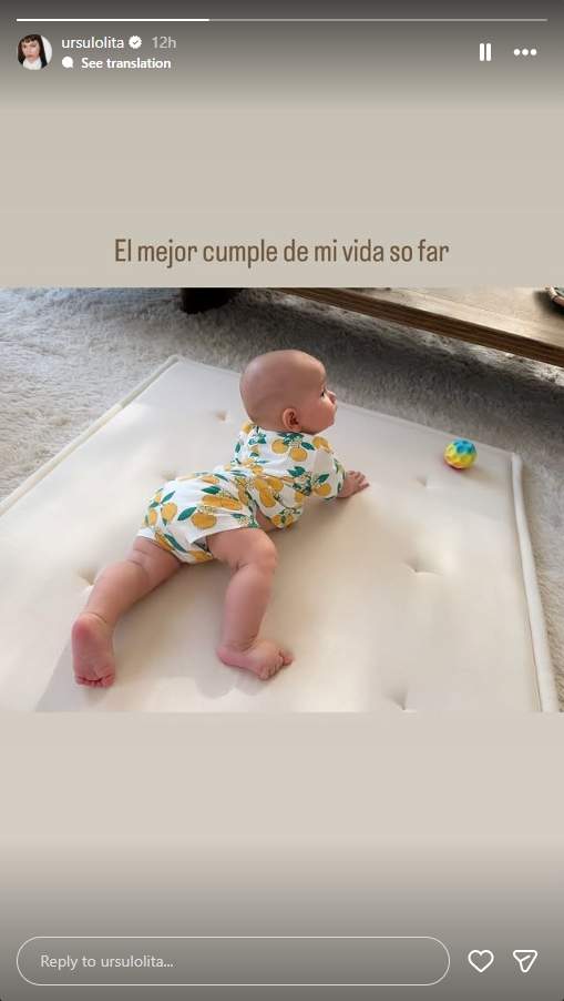 Úrsula Corberó gaudeix el seu aniversari amb en Dante / Instagram