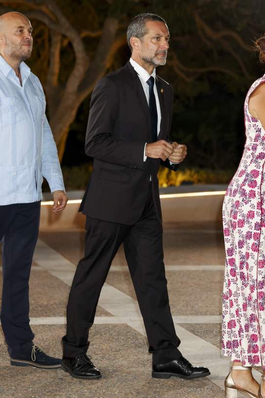 Jaime Anglada durant la recepció oficial de la família reial a Marivent / Gtres