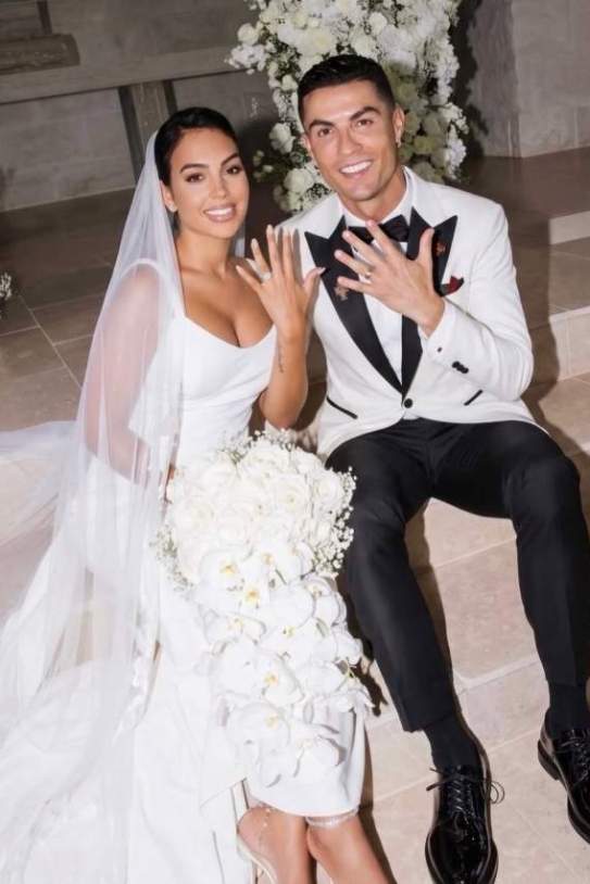 La foto falsa de la boda de Cristiano Ronaldo y Georgina Rodríguez / Instagram @liveherewego La foto falsa de la boda de Cristiano Ronaldo y Georgina Rodríguez / Instagram @liveherewego