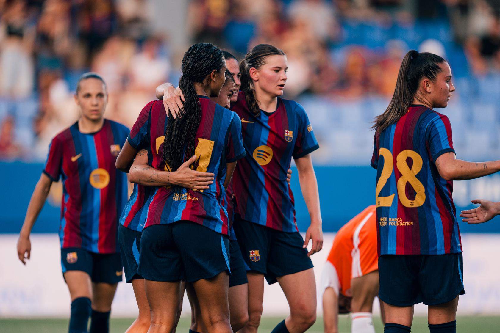 El Barça femenino eclipsa al Montpellier con el primer triunfo de la pretemporada (3-1)