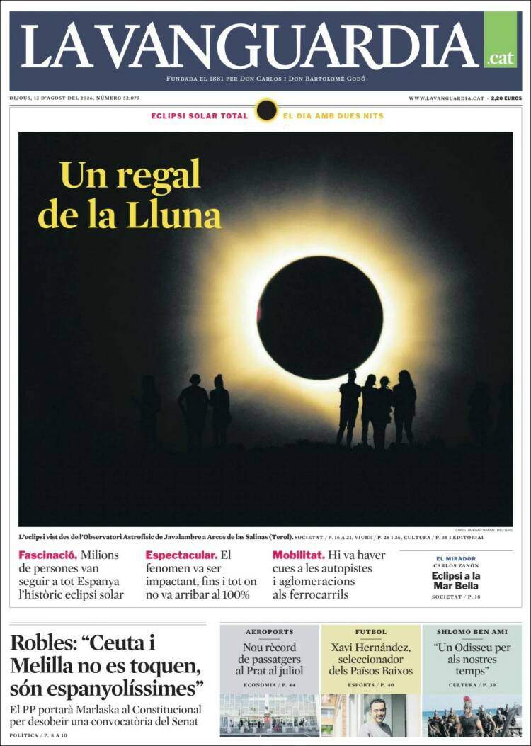 'La Vanguardia' 13 'La Vanguardia' 13