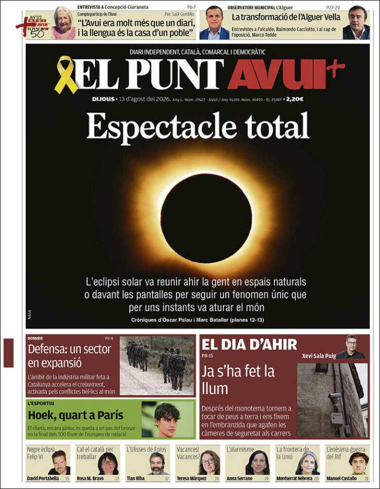 'El Punt Avui' 13 'El Punt Avui' 13