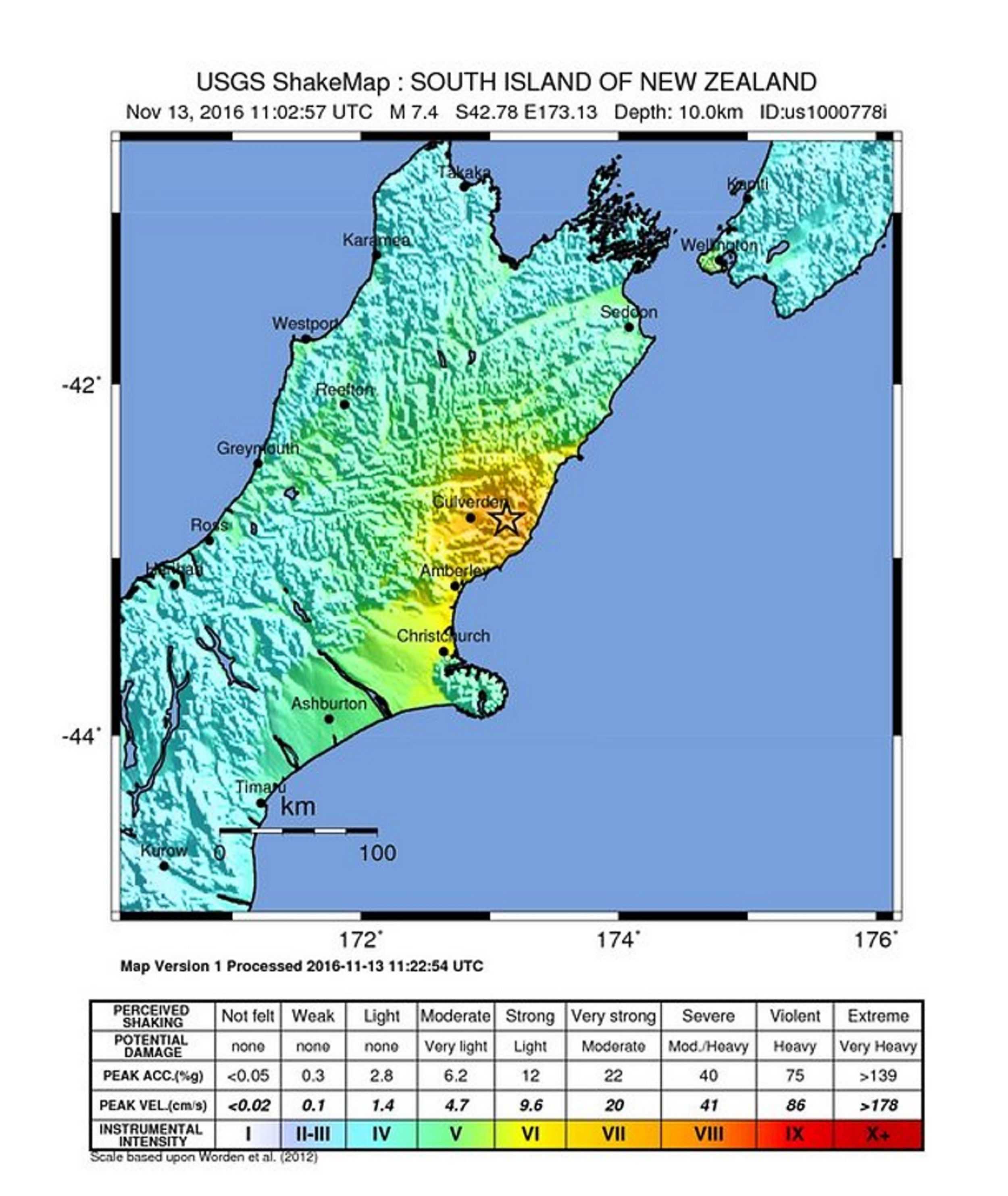 Un sisme de magnitud 7,8 fa tremolar Nova Zelanda