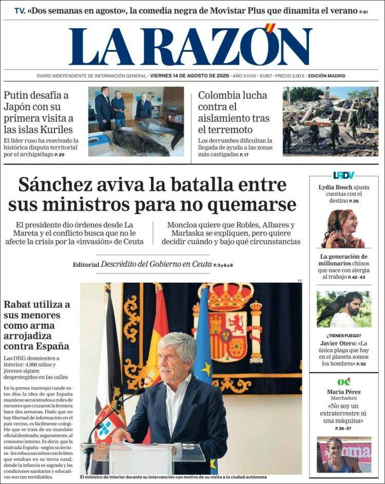 'LA RAZÓN' 14 'LA RAZÓN' 14