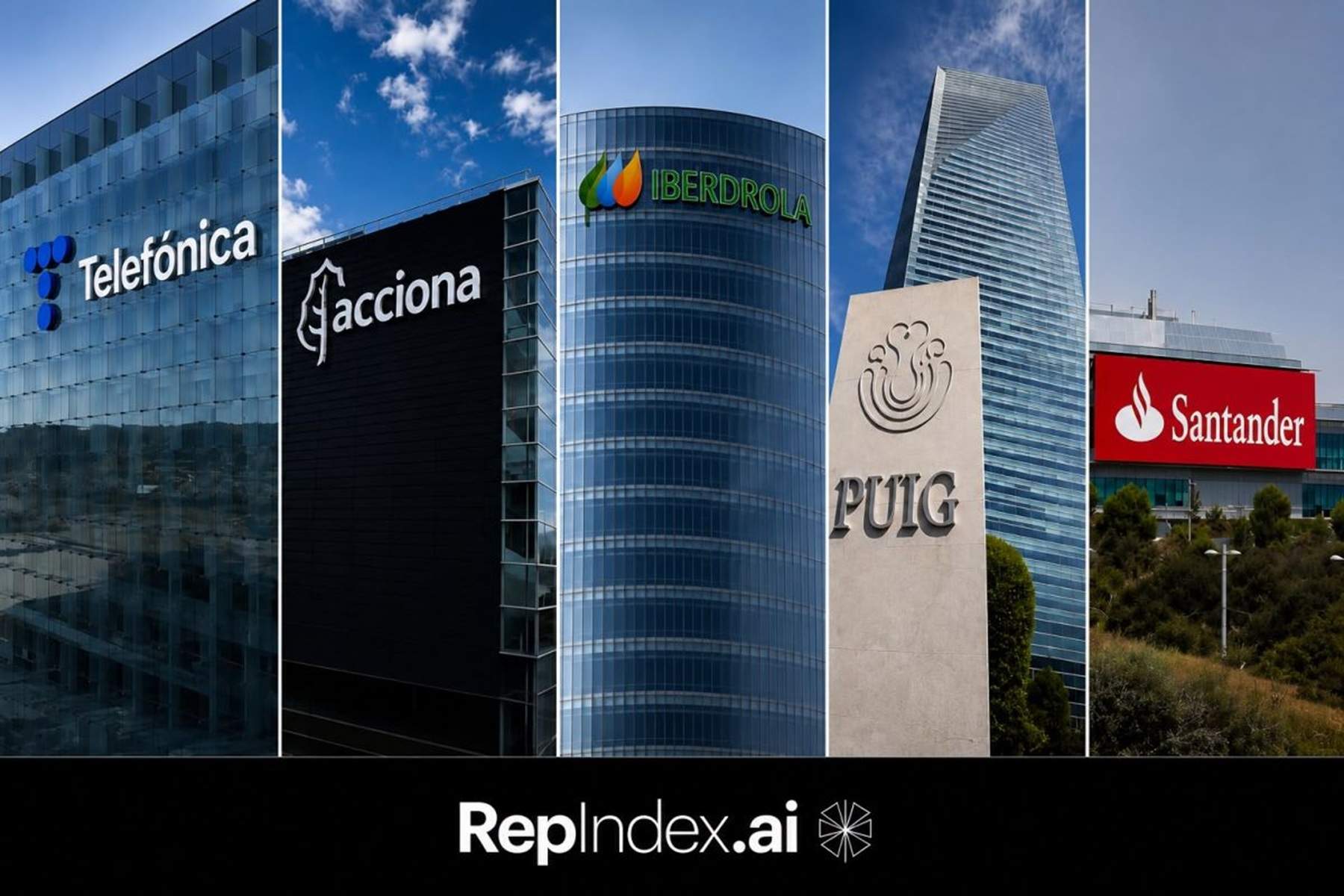 Telefónica, Acciona, Iberdrola, Puig i Santander lideren la reputació algorítmica de l'IBEX 35 a ChatGPT