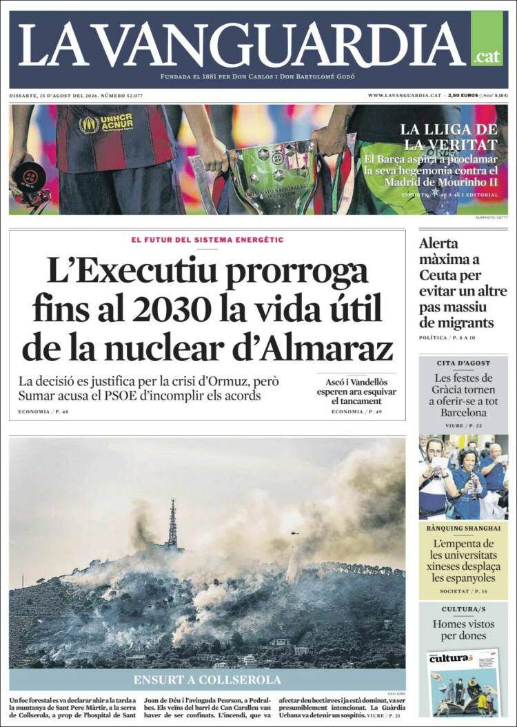 'La Vanguardia' 15 'La Vanguardia' 15