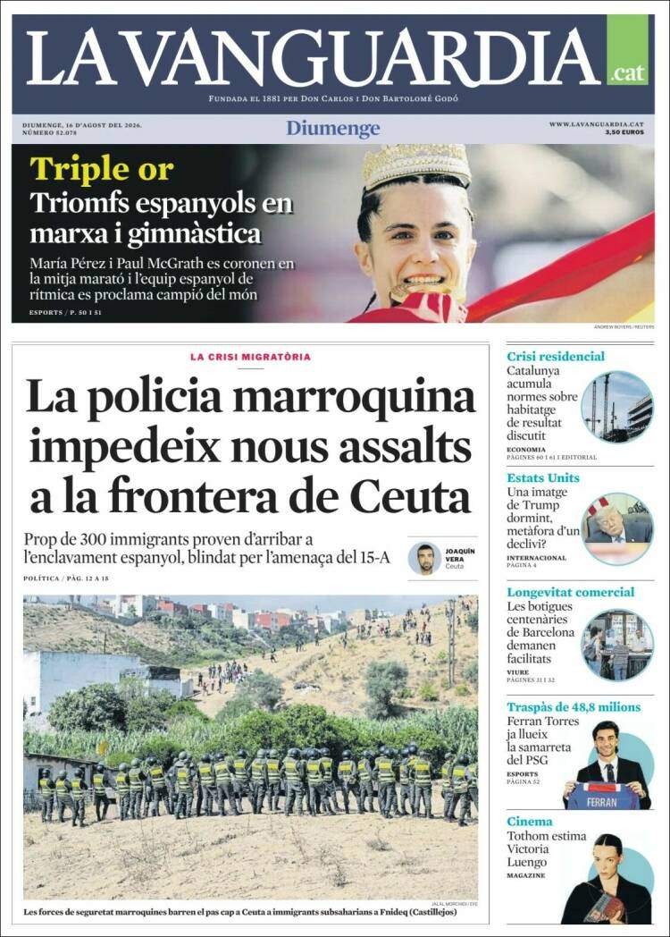 'La Vanguardia' 16 'La Vanguardia' 16