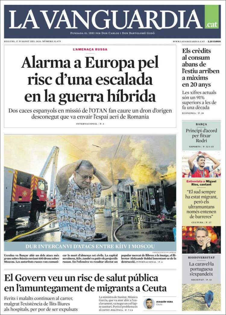 'La Vanguardia', 17 d'agost de 2026 'La Vanguardia', 17 d'agost de 2026