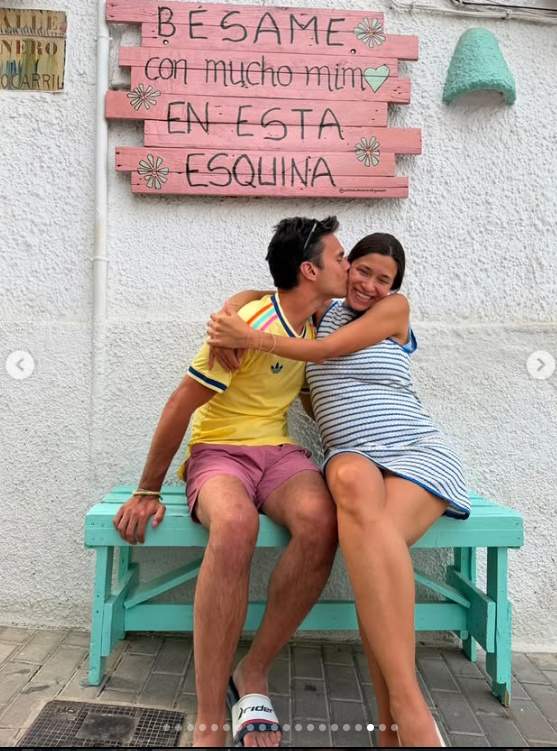 Ana Garcés amb el marit i embarassada, Instagram Ana Garcés amb el marit i embarassada, Instagram