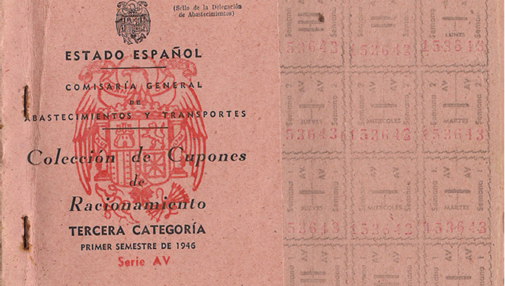 CARTILLAS DE RACIONAMIENTO 1950 ref.88 