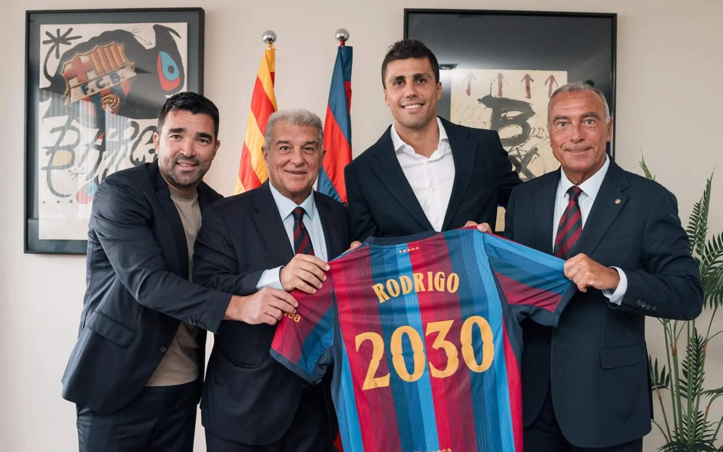 Rodri es rendeix al Barça en la seva presentació: "Era la meva primera opció"