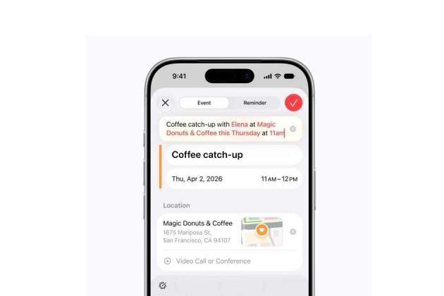Crear un evento con un lenguaje natural en Calendario Crear un evento con un lenguaje natural en Calendario
