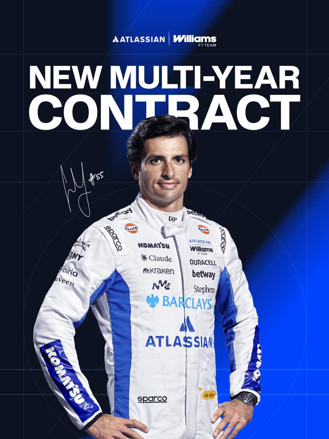 Nou contracte milionari a la F1: Williams renova Carlos Sainz amb un sou de crac