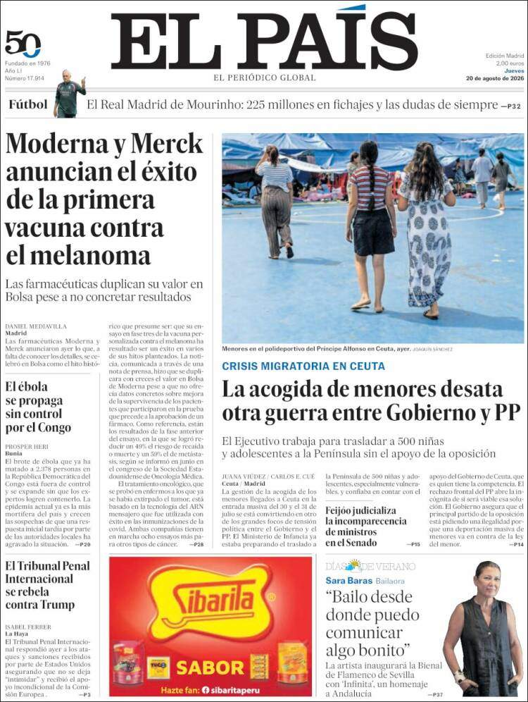 'El País' 20 'El País' 20