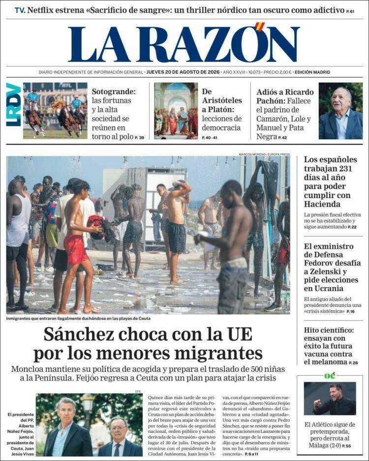 'La Razón' 20 'La Razón' 20