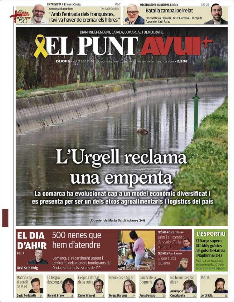 'El Punt Avui' 20 'El Punt Avui' 20