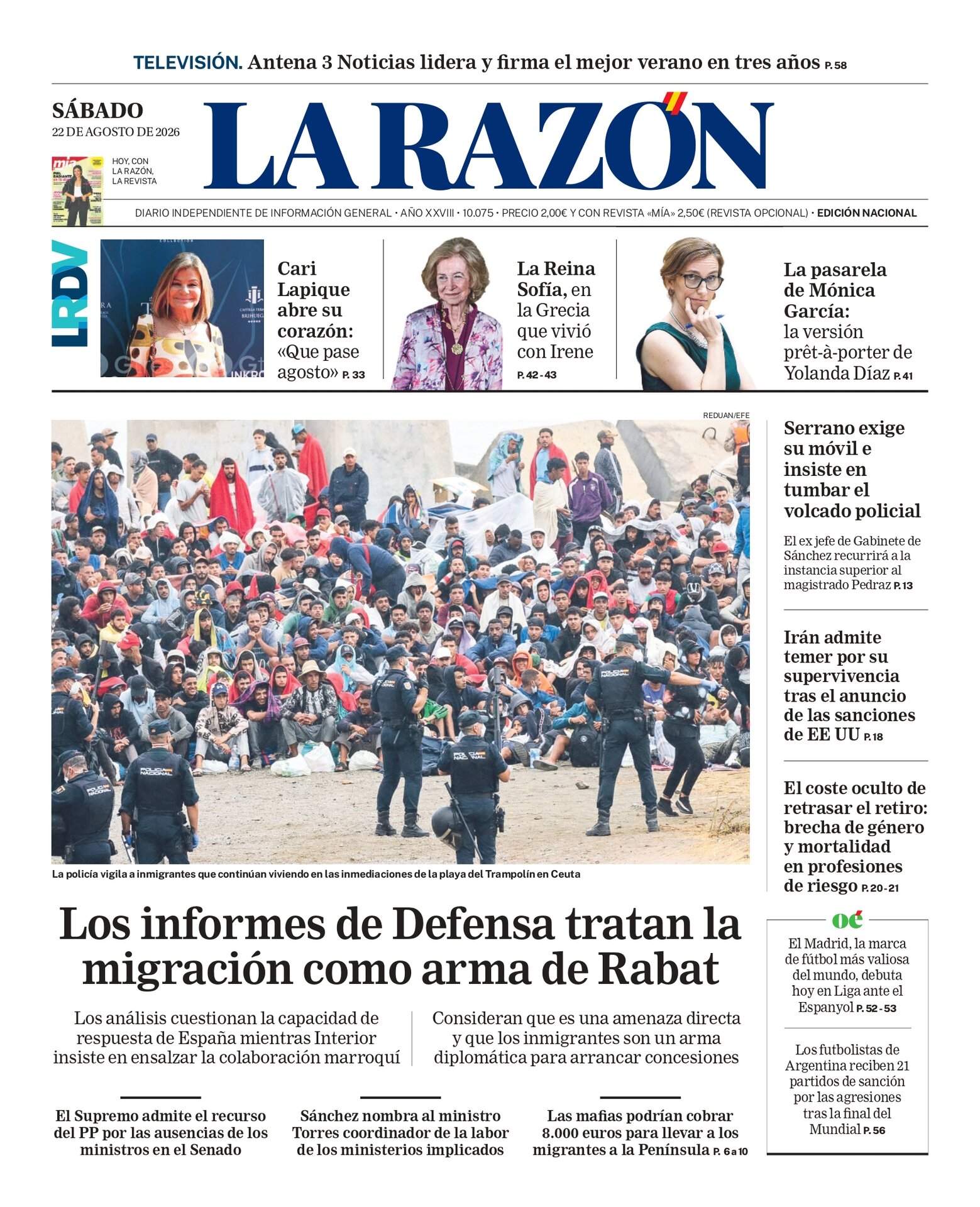'La Razón' 22 'La Razón' 22