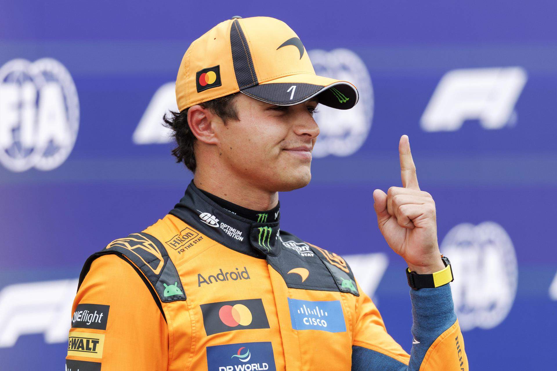 Lando Norris vola a Zandvoort i s'emporta la pole davant la pressió de Mercedes i la pluja
